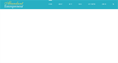 Desktop Screenshot of abundantentrepreneur.com